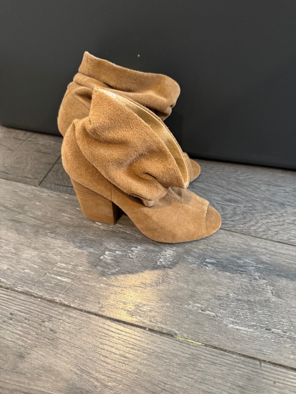 Suede booties